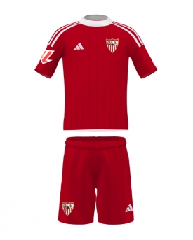 Sevilla Maglia Gara Trasferta Repliche 2025-26 Bambino Maniche Corte